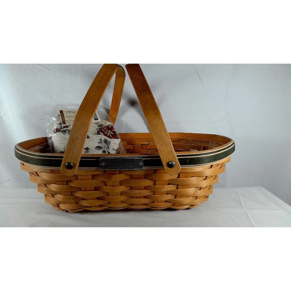 Longaberger 2006 Christmas Collection Nature's Garland‎ Basket Set